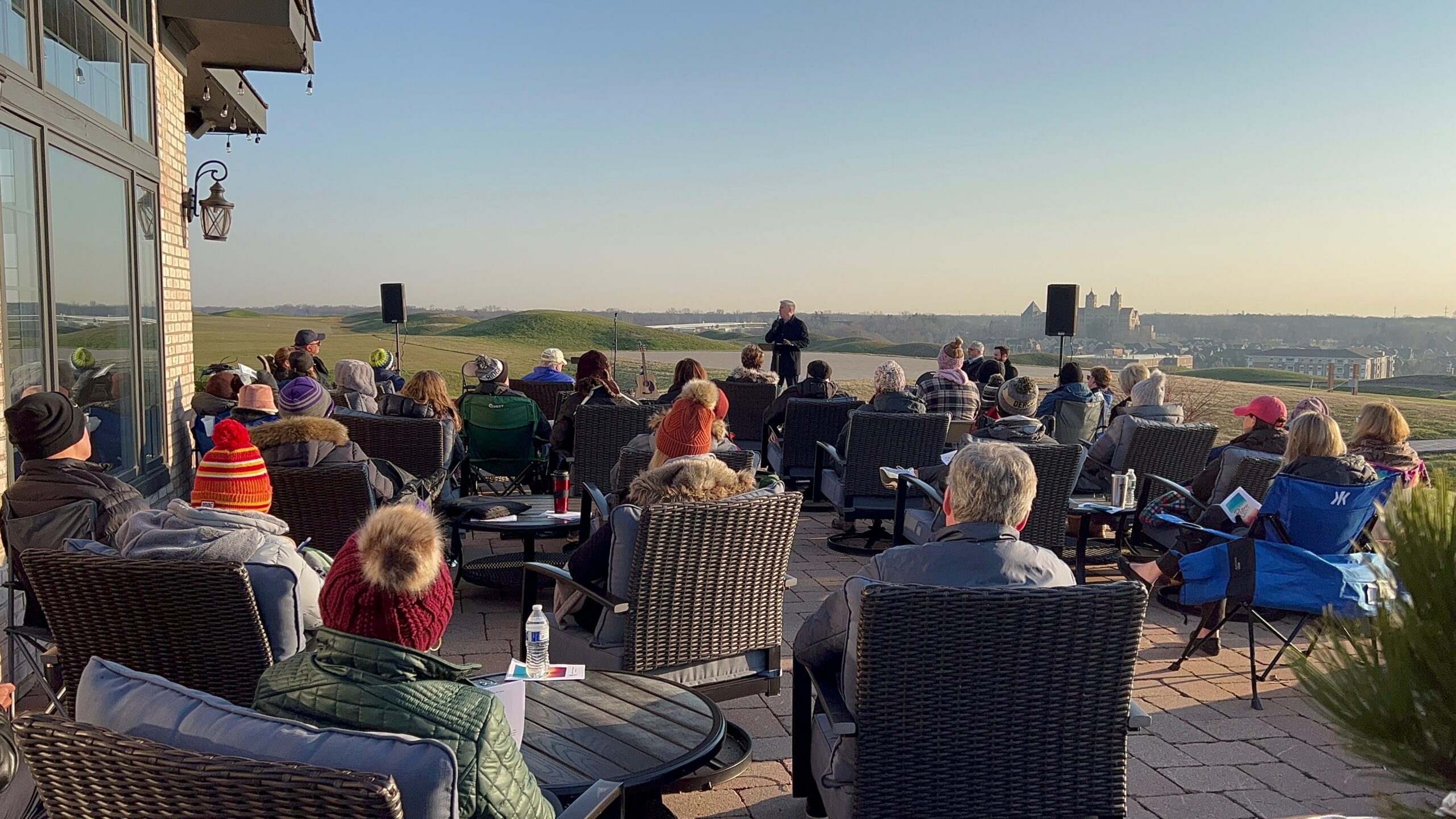Sunrise Easter Service at Willow Hill Golf Course, Easter services at Village Church of Northbrook