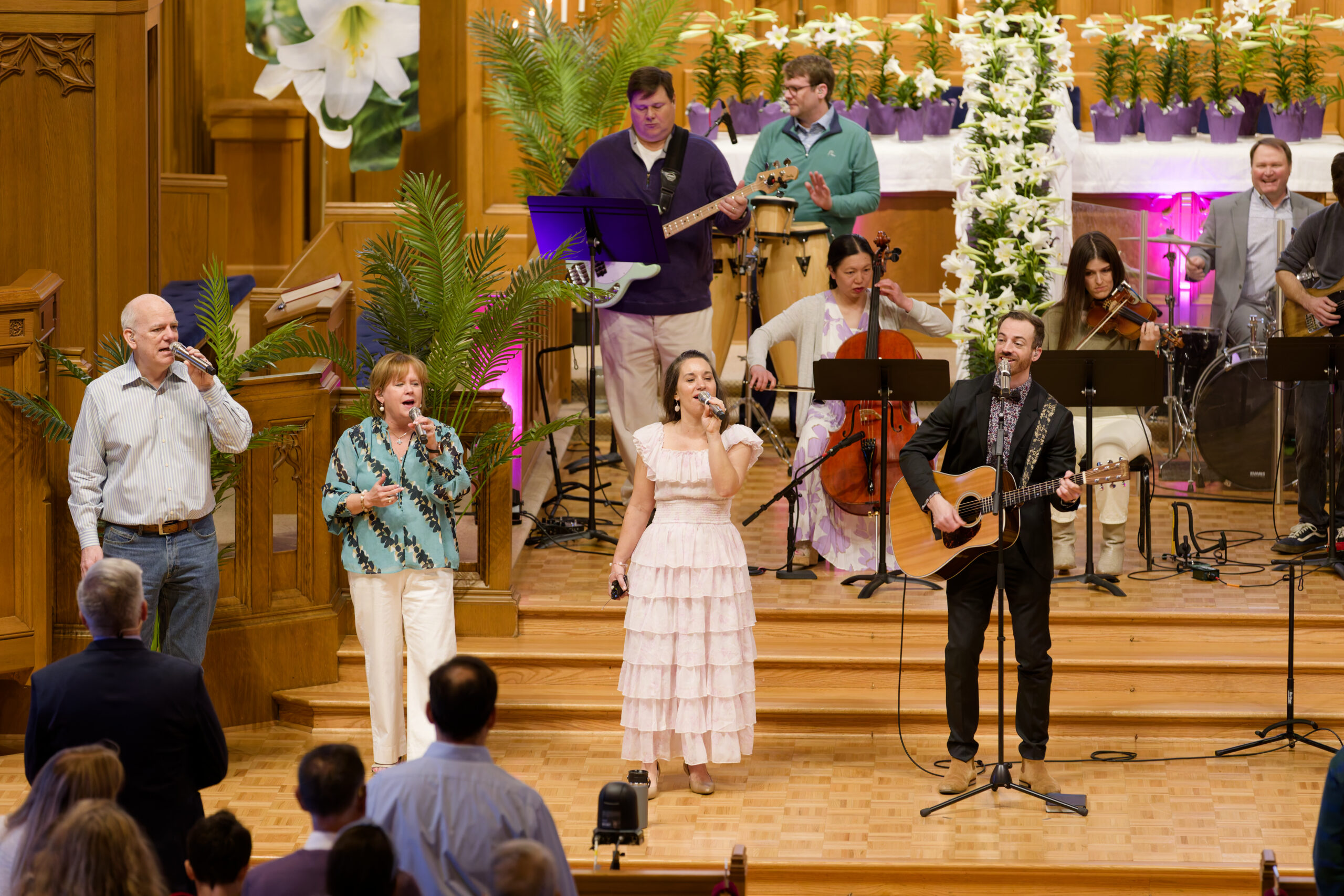Contemporary worship band, Easter services at Village Church of Northbrook