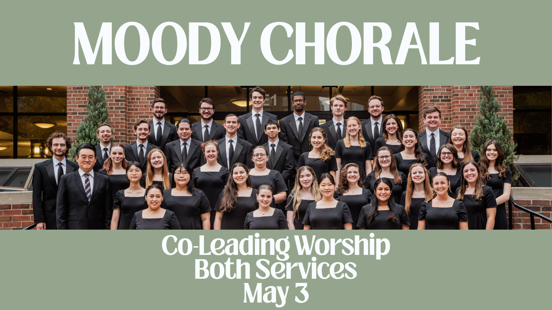 Moody Chorale Co-Leading Worship at Village Church of Northbrook