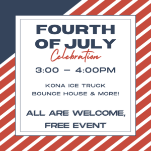 Fourth of July Celebration event at the Village Church of Northbrook