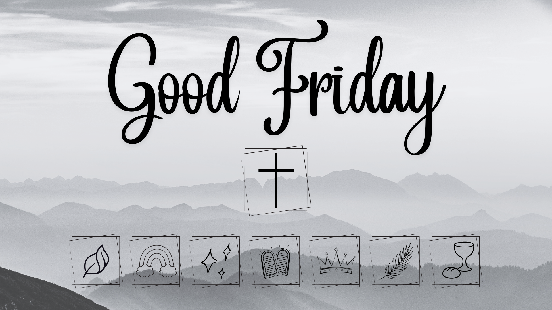 Cross at sunset symbolizing Jesus declaring “It is finished” and completing the work of salvation