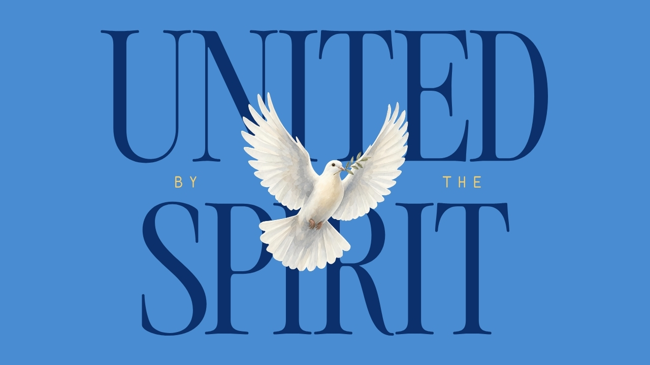 united by the spirit, christian unity, sermon series graphic